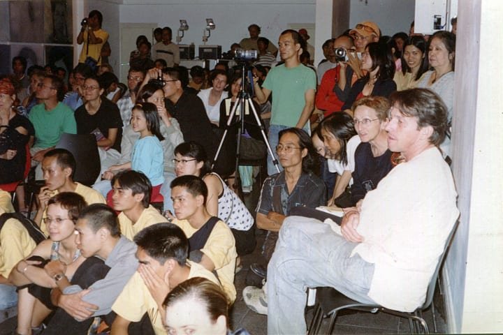 Audiences at the event at Goethe Institut