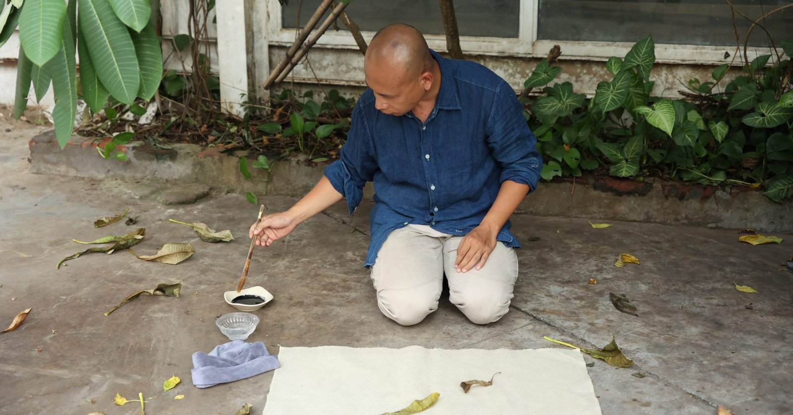 Buổi 2_Thực hành với giấy dó và mực_01